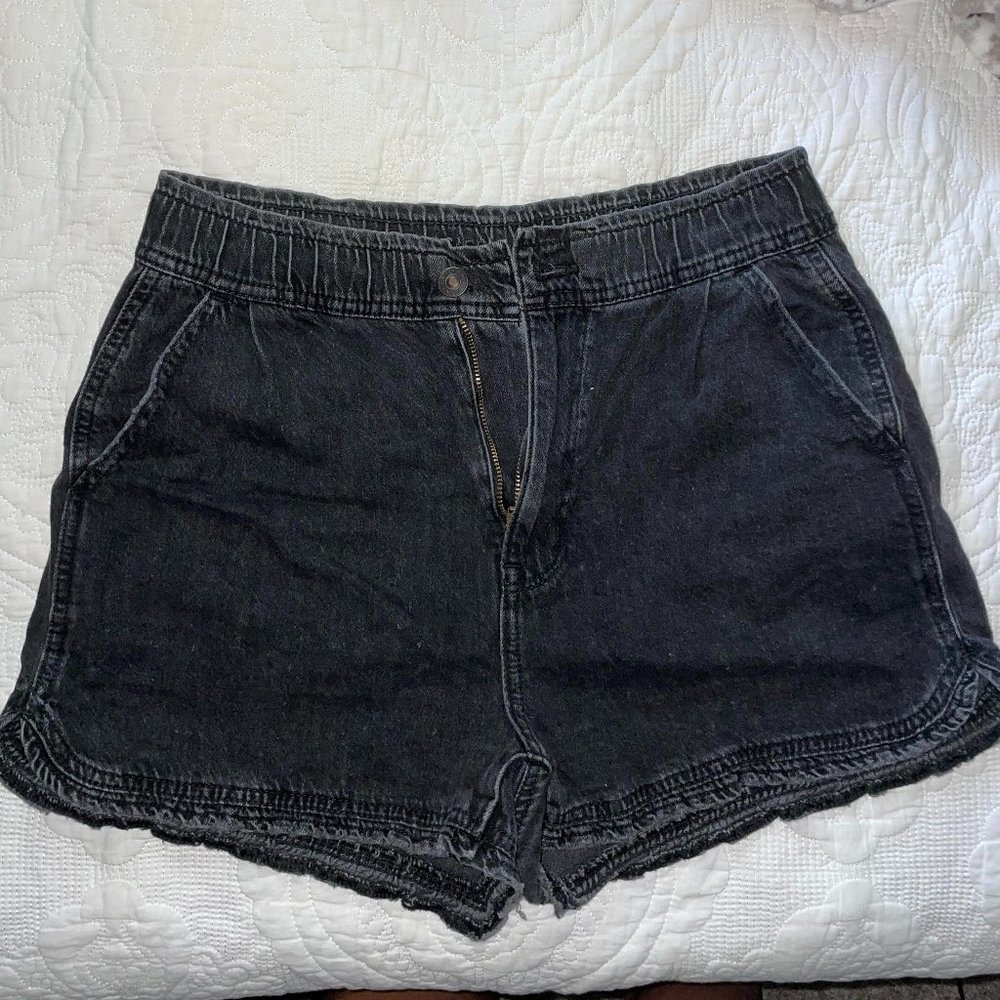 Black American Eagle Jean Shorts